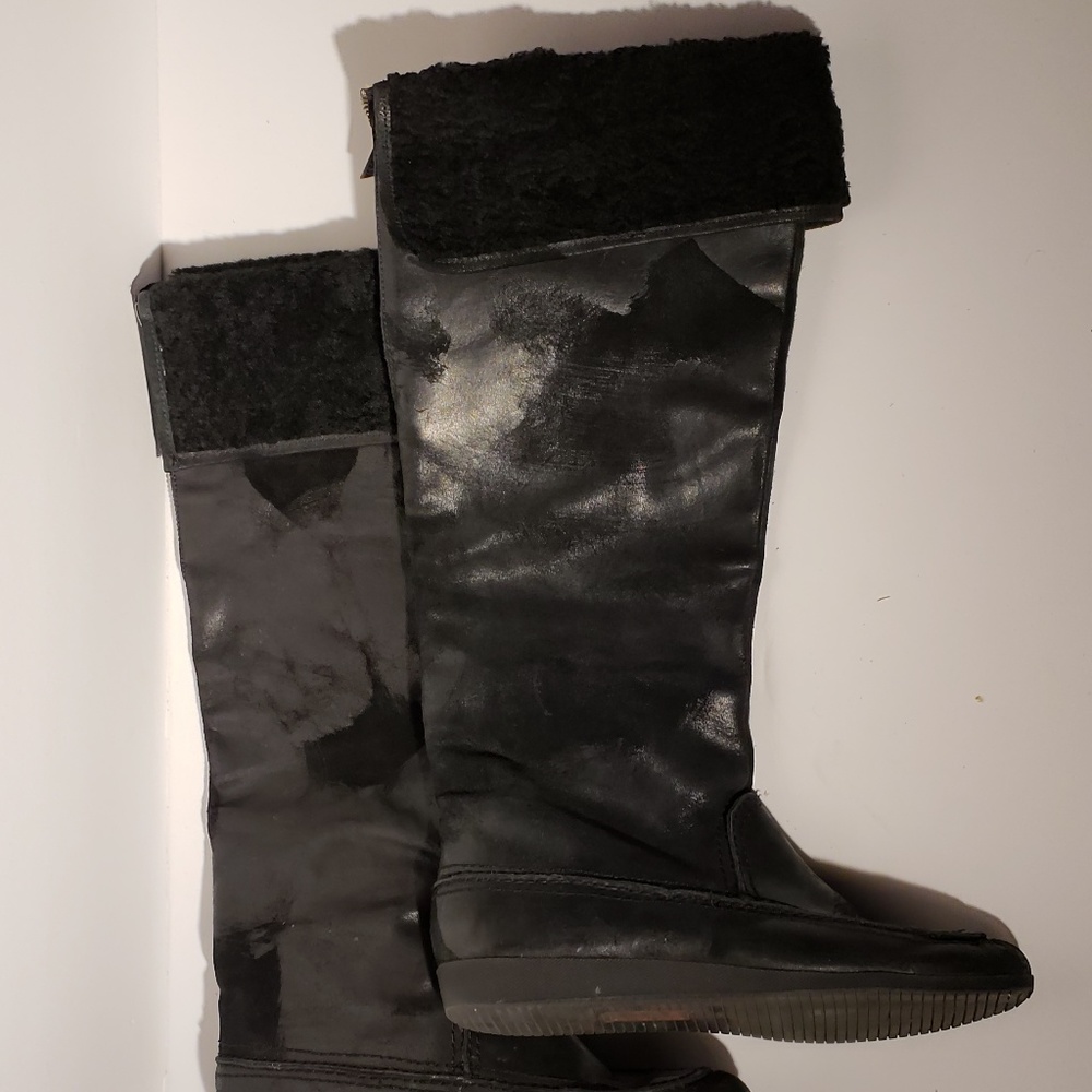 ⬇️KORS Tall Winter Boots 7 1/2 Black